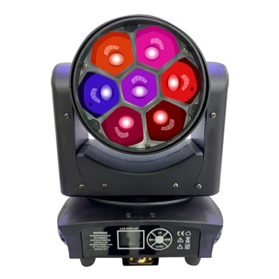7x40W LED judančios galvos plovimo lemputė